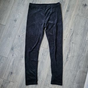 No Boundaries Velvet Leggings Dark Gray {Large}